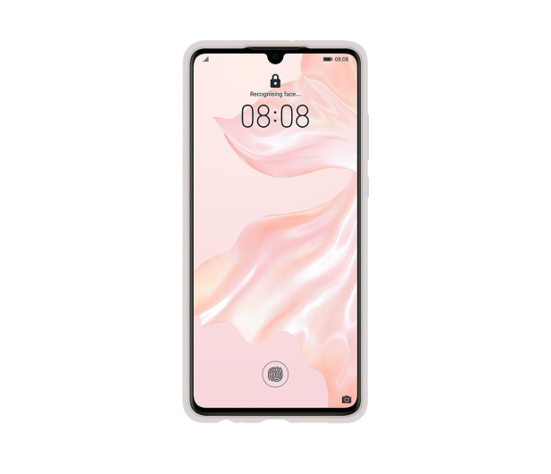 Etui Huawei P30 plecki plastikowe Szare PU - 484503 - zdjęcie 4